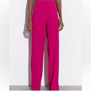 ZARA long flowy Pant in Fuschia